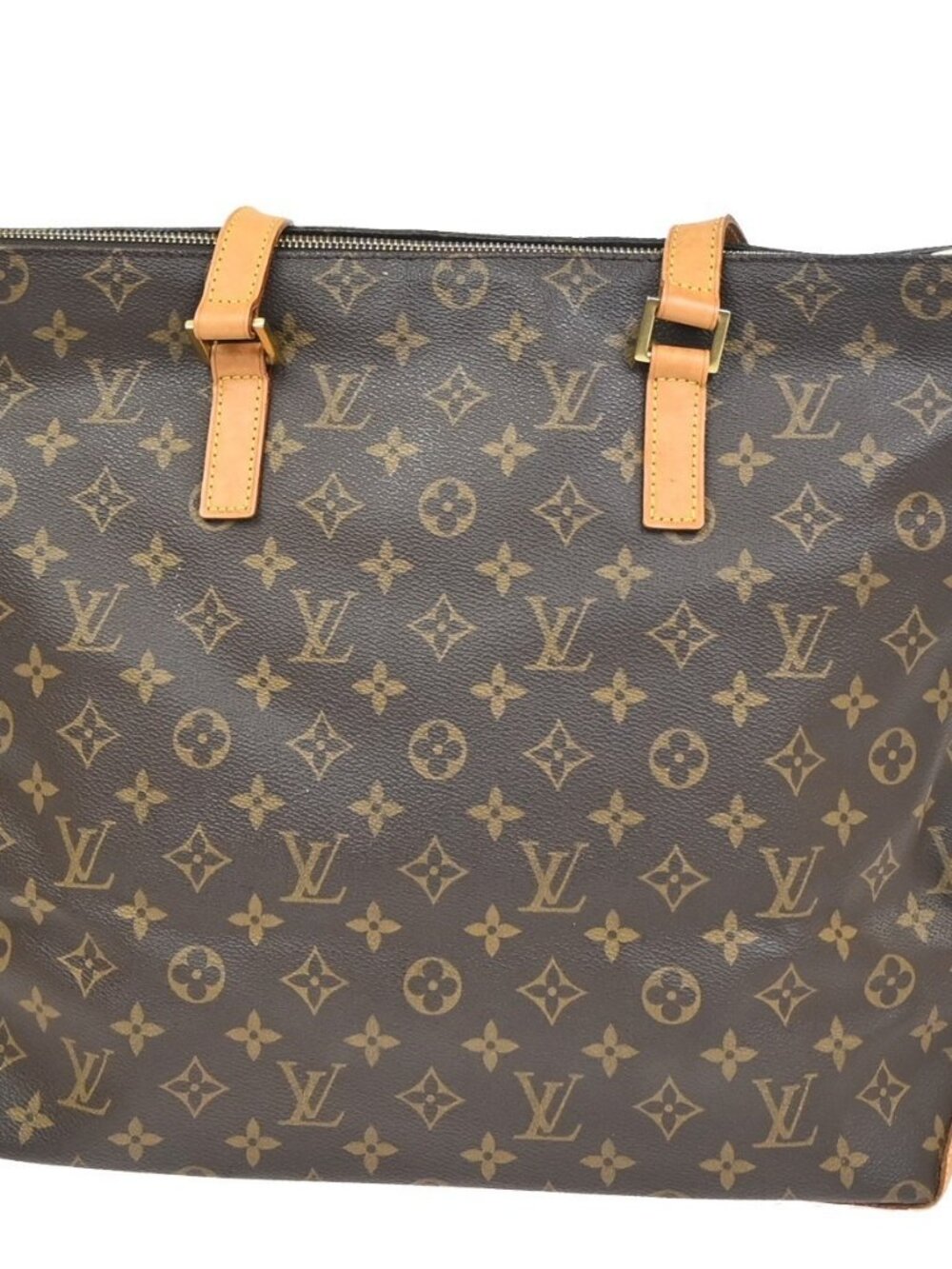 LOUIS VUITTON Cabas Mezzo Shoulder Bag Monogram Leather Brown M51151 85KC897 - Picture 3 of 16